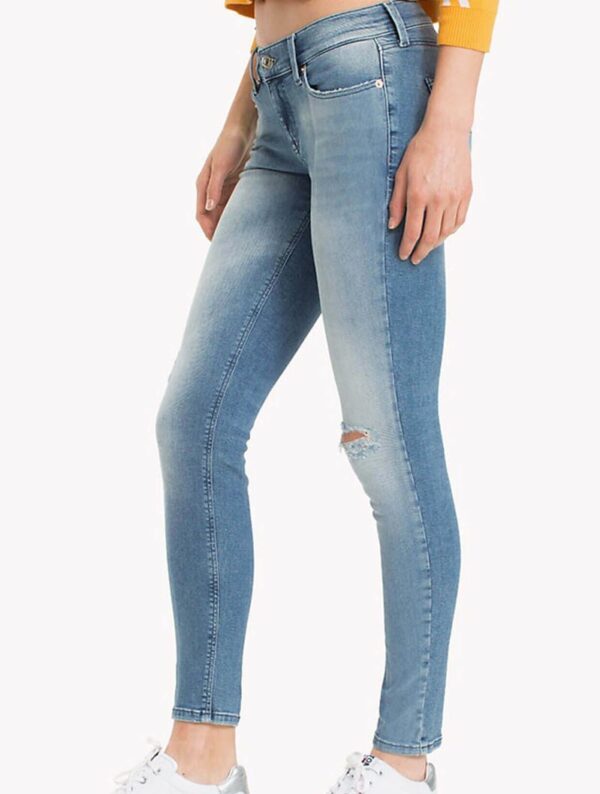 256þPantalon Baker long stretch denim