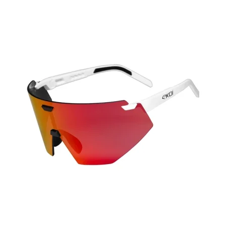 01672þLUNETTES EKOI RACING AEROLITE Blanc Noir REVO Cat3